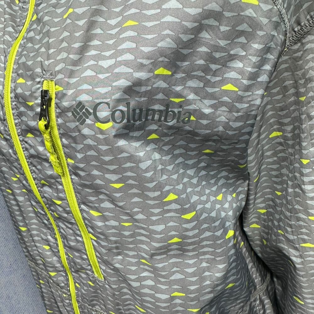 Columbia Women’s Gray Hooded Lightweight Rain Jacket - Size L - Picture 5 of 7